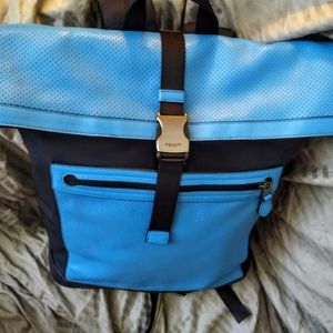 Authentic Coach backpack blue/black